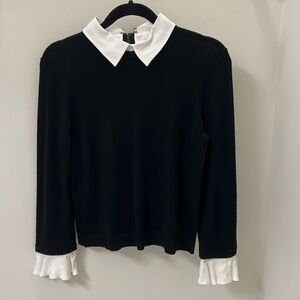 Alice & Olivia Porla Collared Sweater - never worn